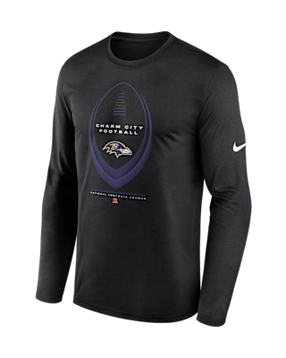 Baltimore Ravens Legend Icon Men's Nike Dri-FIT NFL Long-Sleeve T